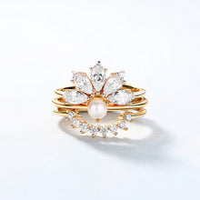 14K Gold Plated 925 Sterling Silver Cubic Zirconia Ring