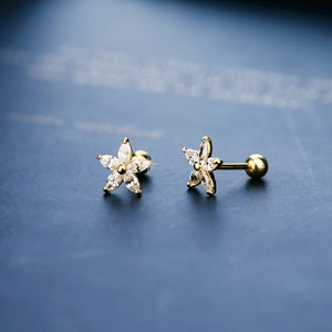 DorraJolla 9K Gold Flower Earring Single Price