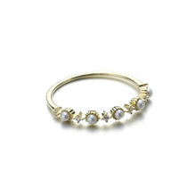 DorraJolla 9K Gold Natural Freshwater Pearl Ring