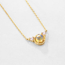 14K Gold Natural Opal Necklace