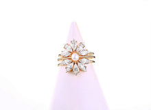 14K Gold Plated 925 Sterling Silver Cubic Zirconia Ring