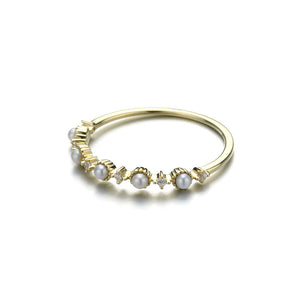 DorraJolla 9K Gold Natural Freshwater Pearl Ring