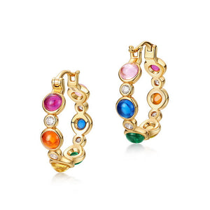 14K Gold Plated Sterling Silver Earrings