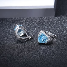 Natural Topaz 925 Sterling Silver Earrings