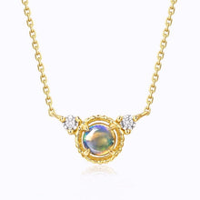 14K Gold Natural Opal Necklace