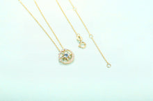 DORRA JOLLA 14K Gold Natural Swiss Blue Topaz Necklace