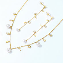 14K Gold Pearl Necklace